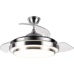 Compra VENTILADOR DE TECHO PALAS RETRACTIL ACERO PLAFON diametro50CM 35W SONEDAS 1387.1 al mejor precio