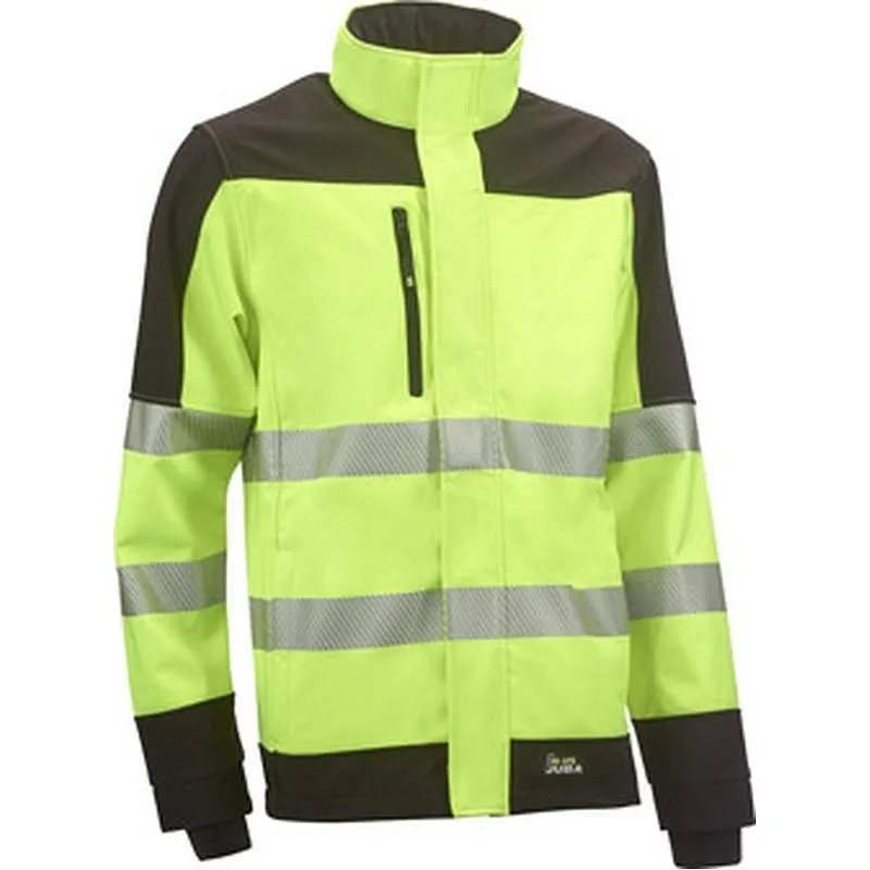 Compra CHAQUETA SOFTSHELL ALTA VISIBILIDAD FRAGATA TALLA 3XL AMARILLO / NEGRO JUBA HVS9910B/3XL al mejor precio
