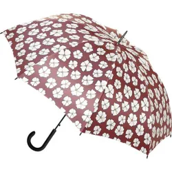 Compra PARAGUAS MUJER LARGO AUTOMATICO FLOR BLANCA SURTIDO CUATRO GOTAS 928 al mejor precio