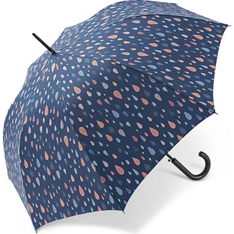 Compra PARAGUAS MUJER LARGO AUTOMATICO DROPS SURTIDO CUATRO GOTAS 41109 al mejor precio