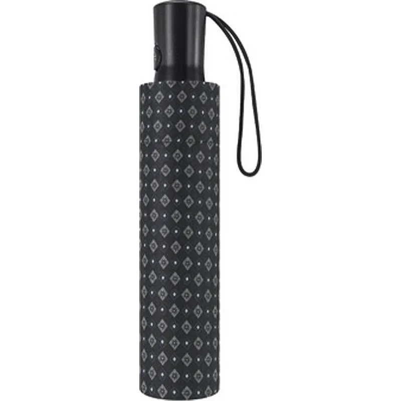 Compra PARAGUAS HOMBRE PLEGABLE MANUAL ESTAMPADO CLASICO CUATRO GOTAS 46868 al mejor precio