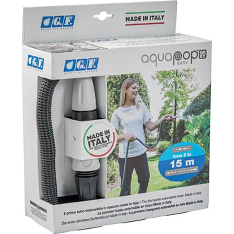 Compra MANGUERA EXTENSIBLE AQUAPOP CON ACCESORIOS HASTA 15 M HOZELOCK 100-010-394 al mejor precio