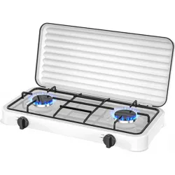Compra COCINA CAMPING GAS CON TAPA 2 FUEGOS AMBIT 6002 al mejor precio