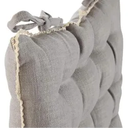 Compra COJIN SILLA LINO GRIS CLARO 42 X 42 CM ITEM TX-213510 al mejor precio