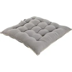 Compra COJIN SILLA LINO GRIS CLARO 42 X 42 CM ITEM TX-213510 al mejor precio