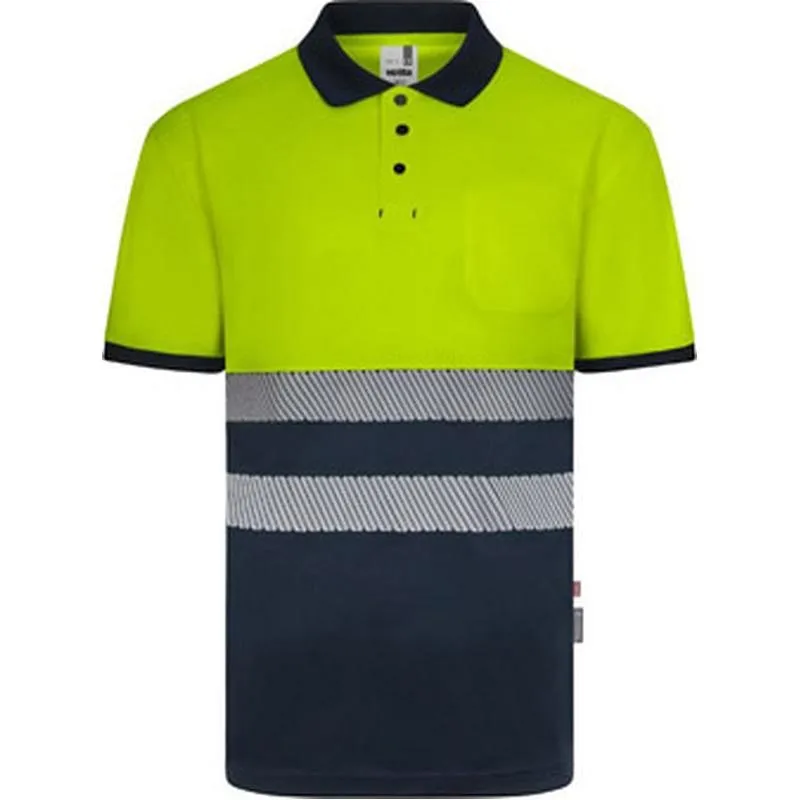 Compra POLO ALTA VISIBILIDAD CINTA SEGMENTADA NAVY / AMARILLO FLUOR TALLA M VELILLA 305533_61/20 al mejor precio