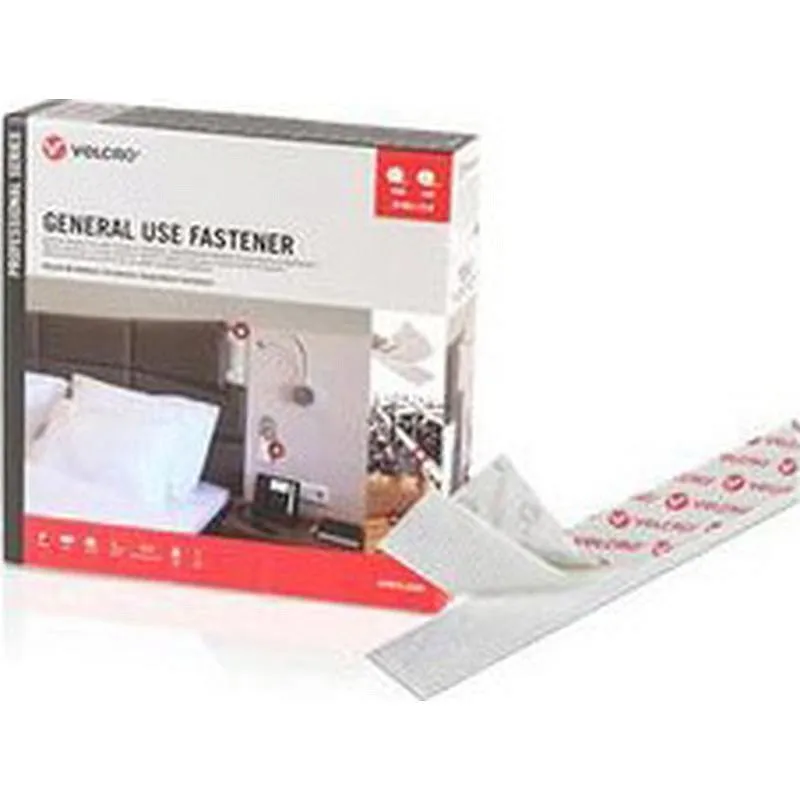 Compra CINTA UNION DESMONTABLE VELCRO® STICK ON 25 M X 20 MM BLANCO VELCRO® 47502 al mejor precio