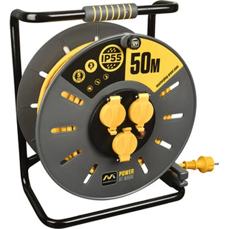 Compra ENROLLACABLE PROFESIONAL 50M 3G1,5MM IP55 HV07RN-F PRO-XT NARANJA LUCECO OXLE50167RN3IP55L-PX al mejor precio