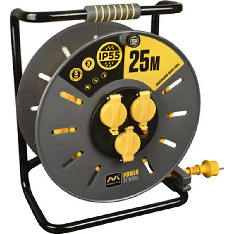 Compra ENROLLACABLE PROFESIONAL 25M 3G2,5MM IP55 HV07RN-F PRO-XT NARANJA LUCECO OXLE2516725RN3IP55L- al mejor precio