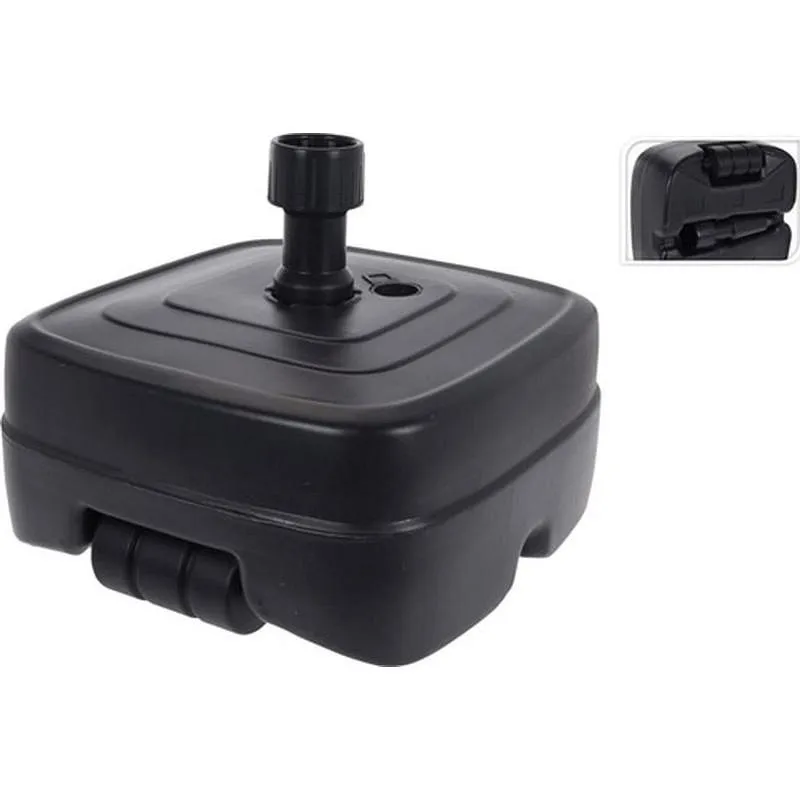 Compra PIE PARASOL RESINA RELLENABLE C/RUEDAS diametro 33-50 MM ANTRACITA IMPORT NT125262 al mejor precio