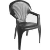 SILLON MONOBLOC APILABLE ANTRACITA GARDEN LIFE 8301ANT