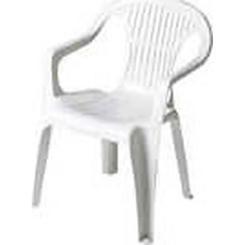 SILLON MONOBLOC APILABLE BLANCO GARDEN LIFE 8103