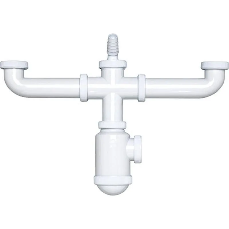 Compra SIFON BOTELLA DOBLE CON TOMA diametro 40 MM 1"½ CREARPLAST 024112 al mejor precio