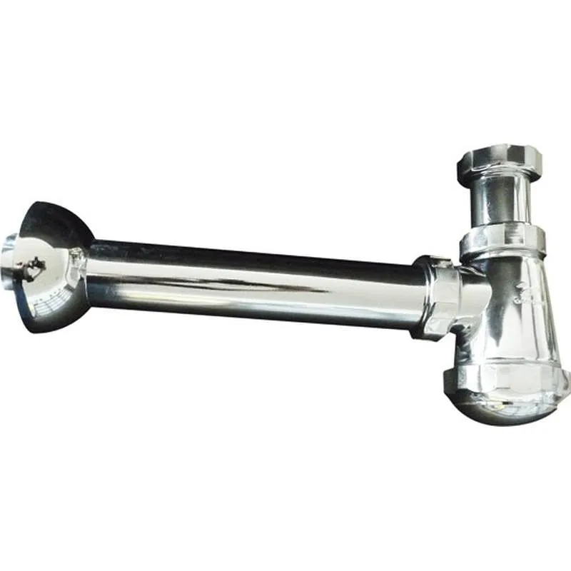 Compra SIFON BOTELLA EXTENSIBLE LATON CROMADO CON ALARGADERA Y PLAFON diametro 32 MM 1" ½" CREARPLAST 012749 al mejor precio