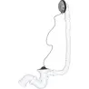 Compra VALVULA BAÑERA SIFÓNICA CON TUBO REBOSADERO diametro 40 1" 1/2" CREARPLAST 040103 al mejor precio