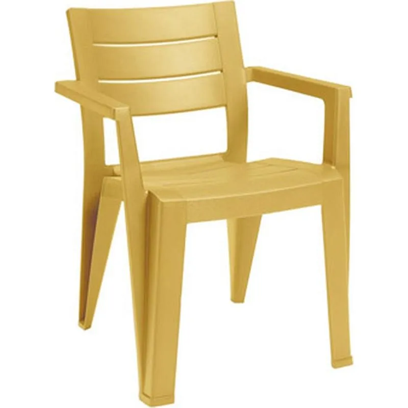 Compra SILLON RESINA APILABLE JULIE MOSTAZA KETER 260837 al mejor precio