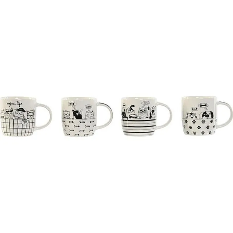 Compra MUG PORCELANA SURTIDO 36,5 CL GATITOS 12,5 X 8,5 X 9 CM ITEM PC-216150 al mejor precio