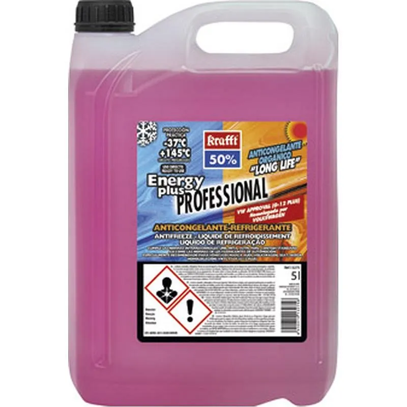 Compra ANTICONGELANTE REFRIGERANTE ENERGY PLUS CC 50% 5 LITROS KRAFFT 13275 al mejor precio
