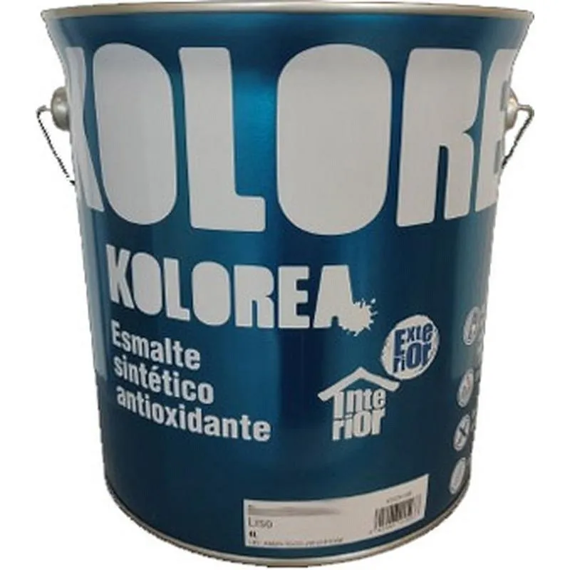 Compra ESMALTE SINTETICO ANTIOXIDO SATINADO 4L NEGRO KOLOREA KESOX-006/06193 al mejor precio