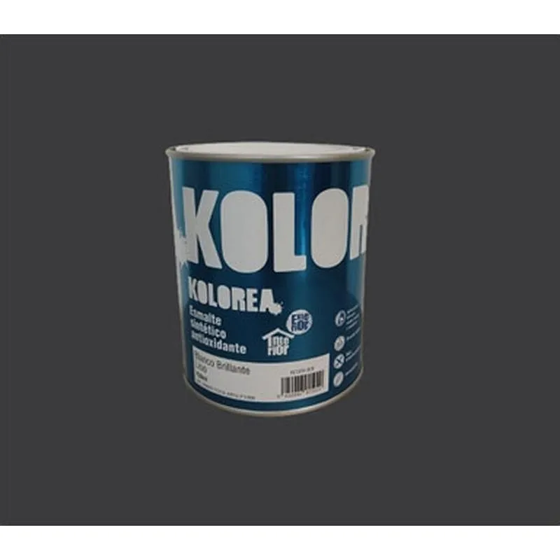 Compra ESMALTE SINTETICO ANTIOXIDO BRILLO 750 ML NEGRO KOLOREA KESOX-011/06188 al mejor precio