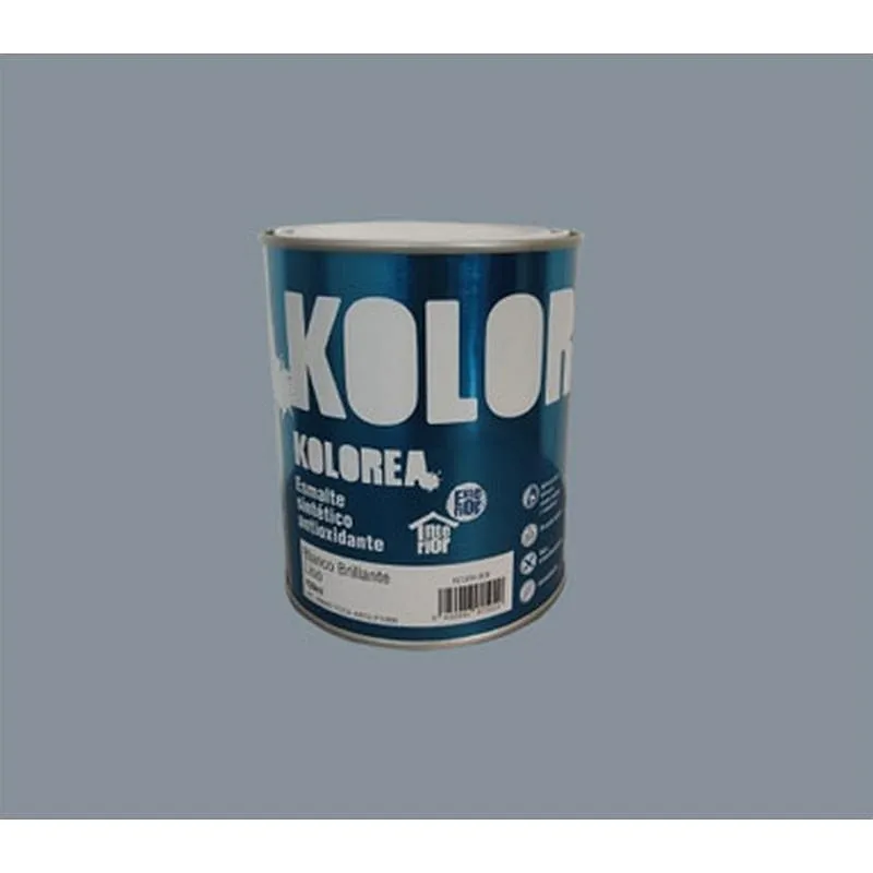 Compra ESMALTE SINTETICO ANTIOXIDO BRILLO 750 ML GRIS AZULADO KOLOREA KESOX-017/06200 al mejor precio