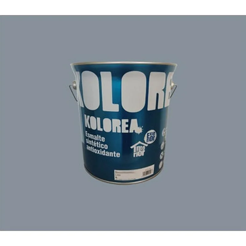 Compra ESMALTE SINTETICO ANTIOXIDO BRILLO 4L GRIS AZULADO KOLOREA KESOX-018/06199 al mejor precio