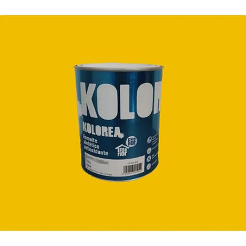 Compra ESMALTE SINTETICO ANTIOXIDO BRILLO 750 ML AMARILLO REAL KOLOREA KESOX-032/06215 al mejor precio