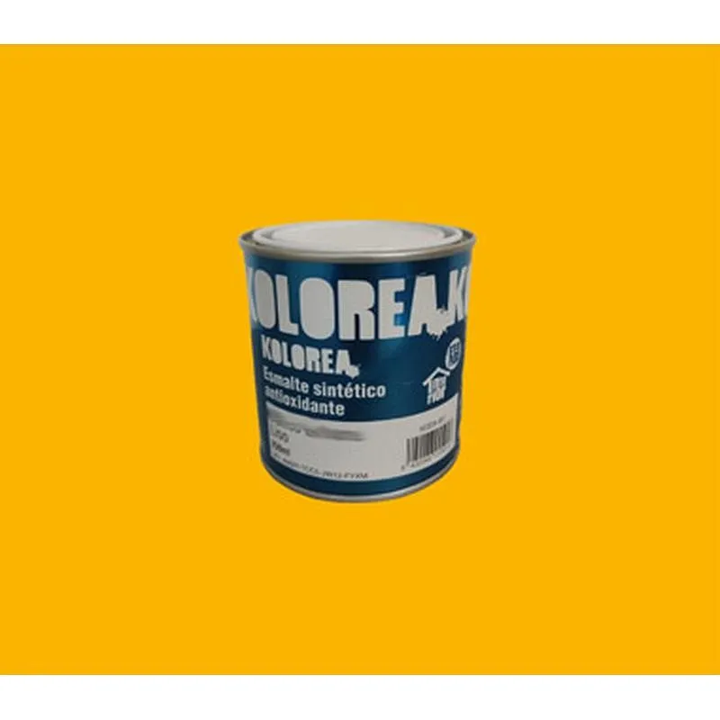 Compra ESMALTE SINTETICO ANTIOXIDO BRILLO 250 ML AMARILLO MEDIO KOLOREA KESOX-034/06219 al mejor precio