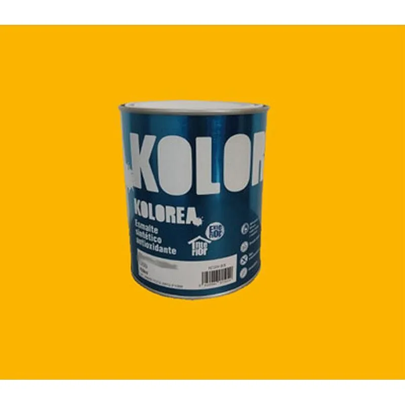 Compra ESMALTE SINTETICO ANTIOXIDO BRILLO 750 ML AMARILLO MEDIO KOLOREA KESOX-035/06218 al mejor precio