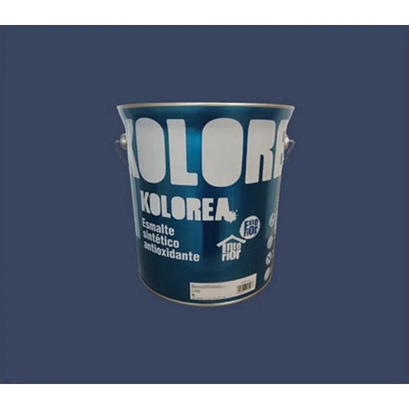 Compra ESMALTE SINTETICO ANTIOXIDO BRILLO 4L AZUL COBALTO KOLOREA KESOX-060/06238 al mejor precio