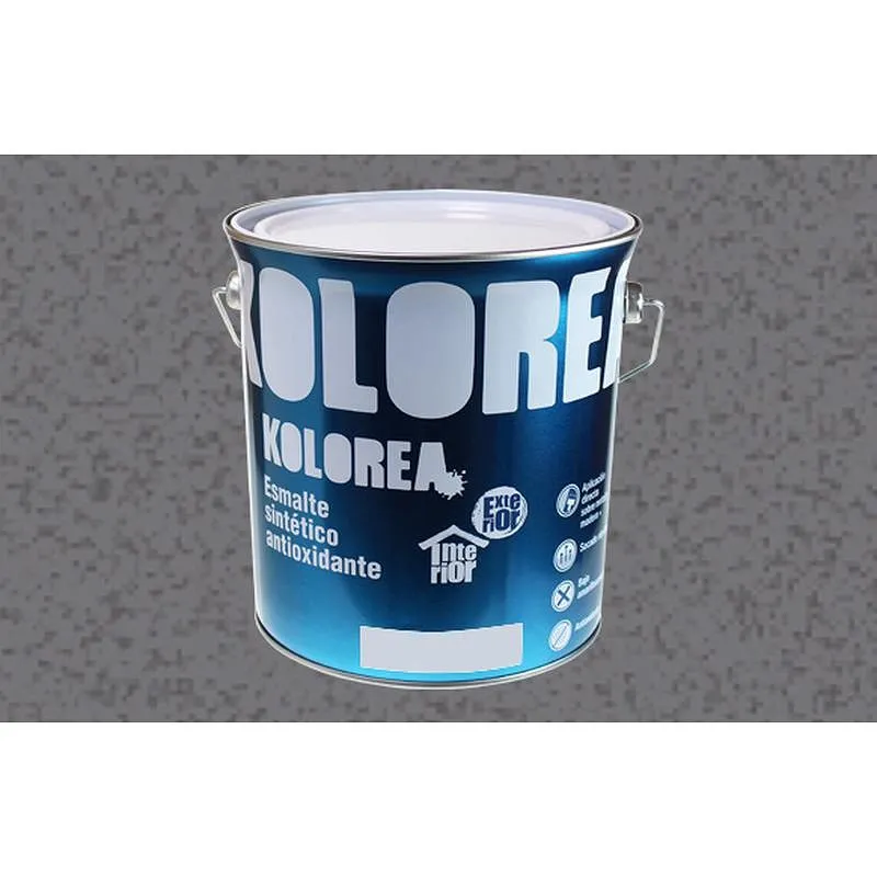 Compra ESMALTE SINTETICO ANTIOXIDO FORJA 4L GRIS KOLOREA KESOX-066/06253 al mejor precio