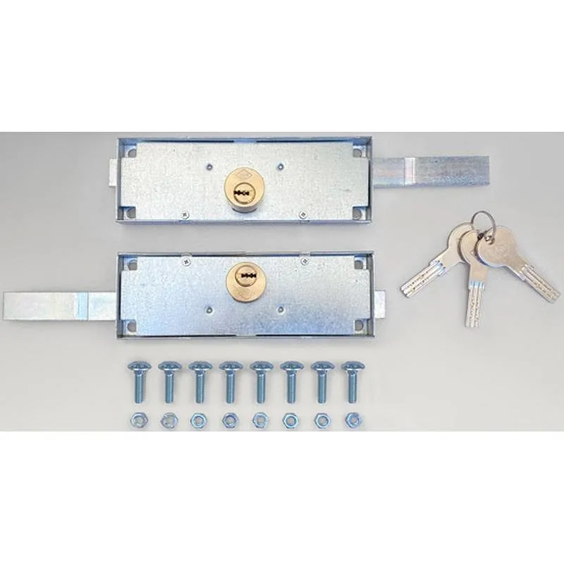 Compra CERRADURA PERSIANA LATERAL JUEGO PUERTAS ENROLLABLES LLAVES 3 PUNTOS CL al mejor precio