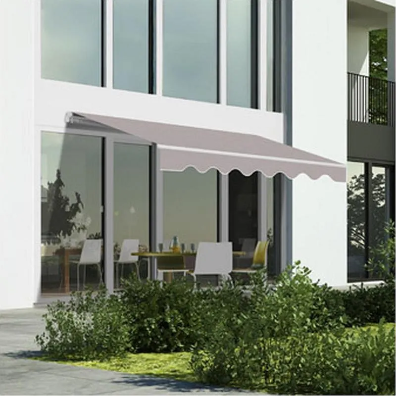 Compra TOLDO MANUAL ALUMINIO SMARTSUN 4 X 2,5 M GRIS CENIZA POLYESTER OKORU BTK425002-E al mejor precio