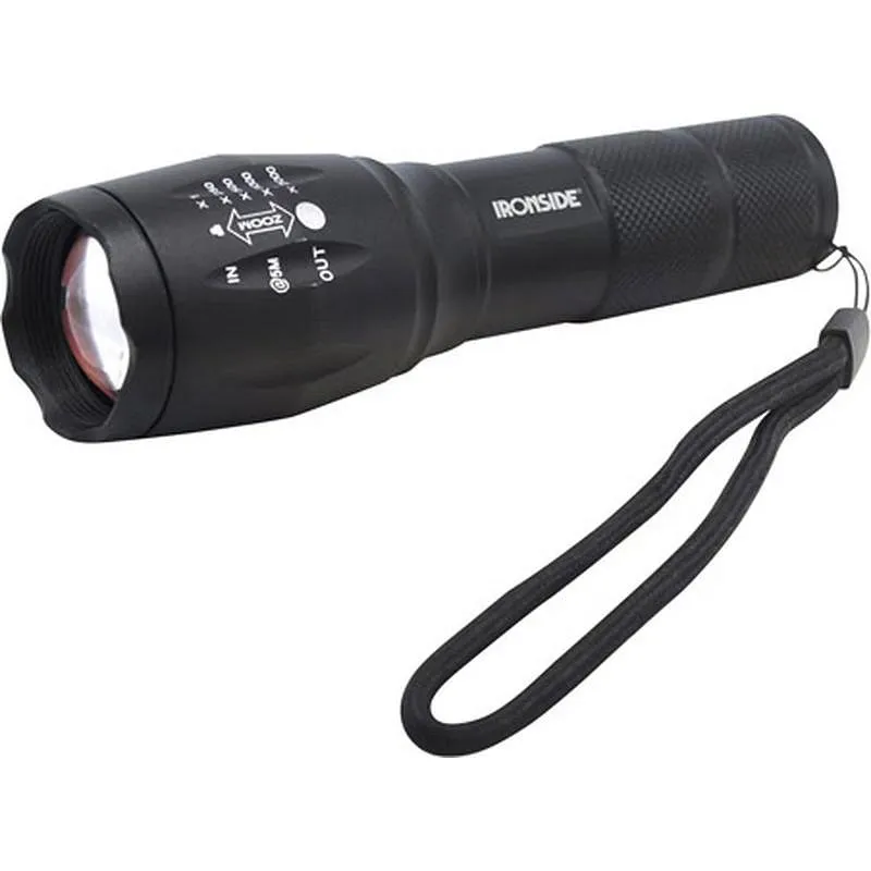 Compra LINTERNA LED FUNCION ZOOM 400LM 3XAAA NO INCLUIDAS IRONSIDE 400187 al mejor precio