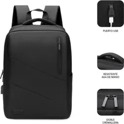 Compra MOCHILA PARA PORTATIL CITY 15,6" NEGRO SUBBLIM SUB-BP-2BL2002 al mejor precio