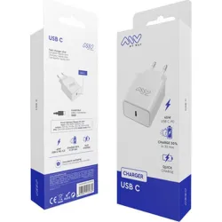 Compra CARGADOR TIPO C PD 45W BLANCO MYWAY MWACC0018 al mejor precio