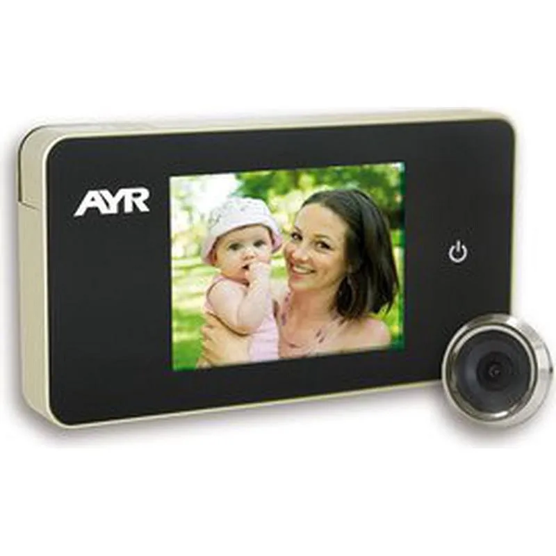 Compra MIRILLA ELECTRONICA DIGITAL CROMO 3.2" 110X59X14MM AYR 7560 al mejor precio