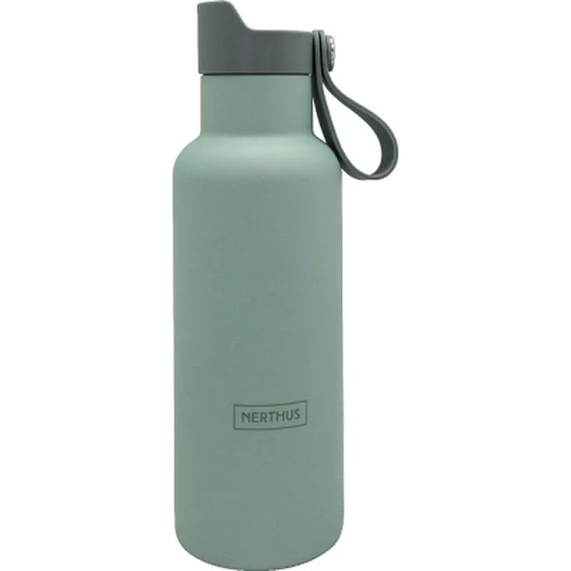 BOTELLA TERMO DOBLE PARED 500ML TAPON CLICK KAKI FIH 1265