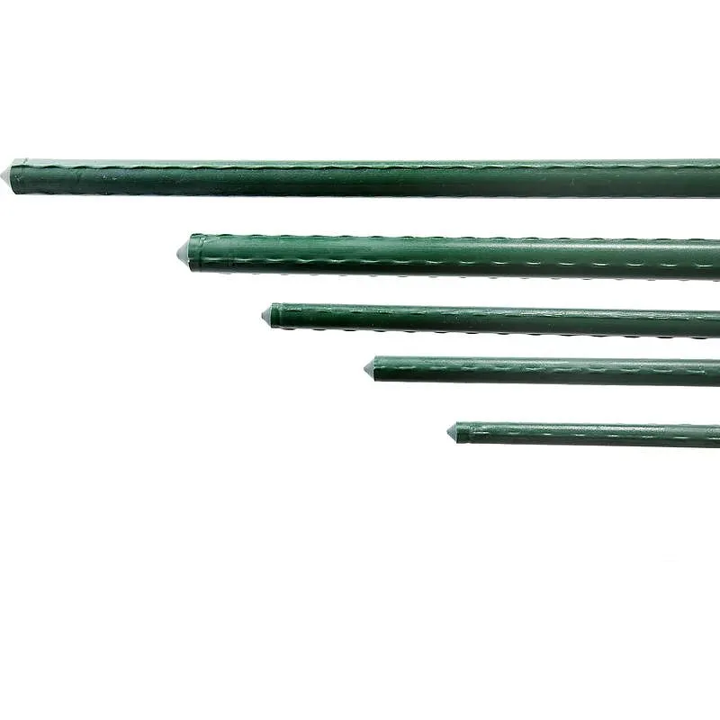 TUTOR ACERO PLASTIFICADO VERDE 11MM 1.5M TP150