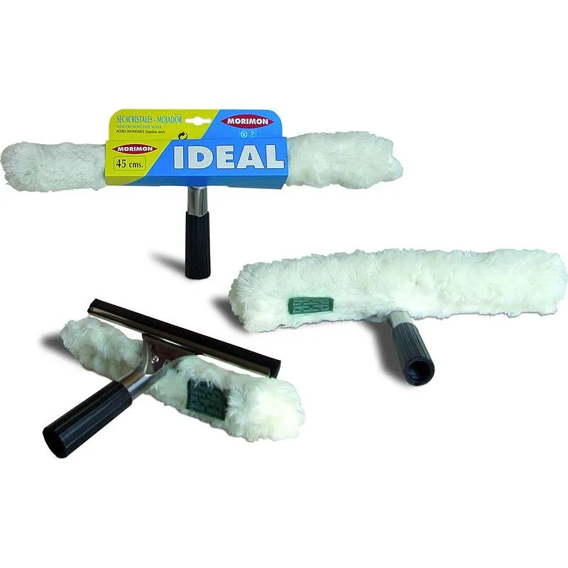 Compra SECACRISTALES MOJADOR INOX CON ADAPTADOR MANGO IDEAL 25 CM MORIMON 017018H al mejor precio