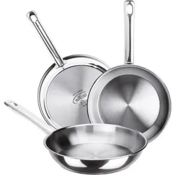 Compra SARTEN ACERO INOX INDUCCION diametro 28 CM INOXIBAR 51529 al mejor precio