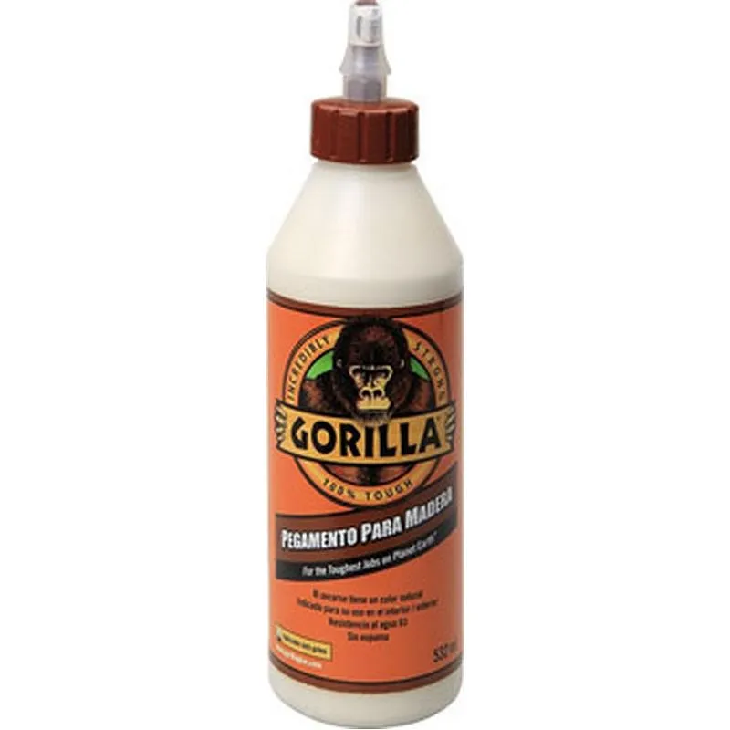 Compra COLA BLANCA MADERA GORILLA WOOD GLUE D3 532 ML GORILLA 5034180 al mejor precio