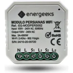 Compra MODULO PERSIANAS WIFI 2,4GHZ 2300W ENERGEEKS EG-MODPERS002 al mejor precio