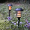 Compra BALIZA SOLAR LED NEGRA IP44 EFECTO LLAMA XANLITE SOBAFLAM al mejor precio