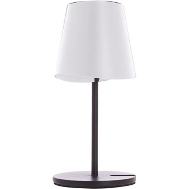 Compra LAMPARA DE MESA DE METAL BLANCA 38CM USB RECARGABLE 250 LUMENS REGULABLE CCT 3000-4000 XANLITE LPM38BD al mejor precio