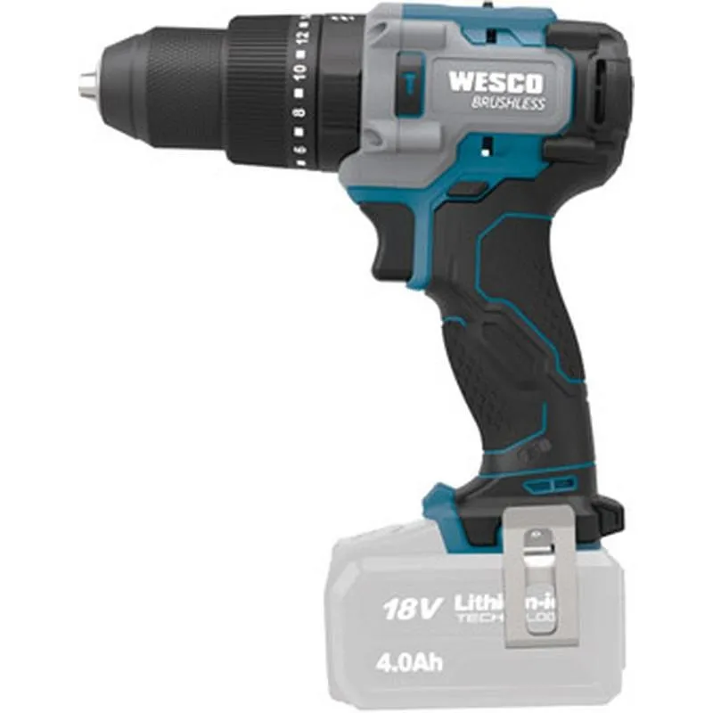 Compra TALADRO PERCUTOR 18V 60NM SIN BATERIA WESCO WS2419.9 al mejor precio