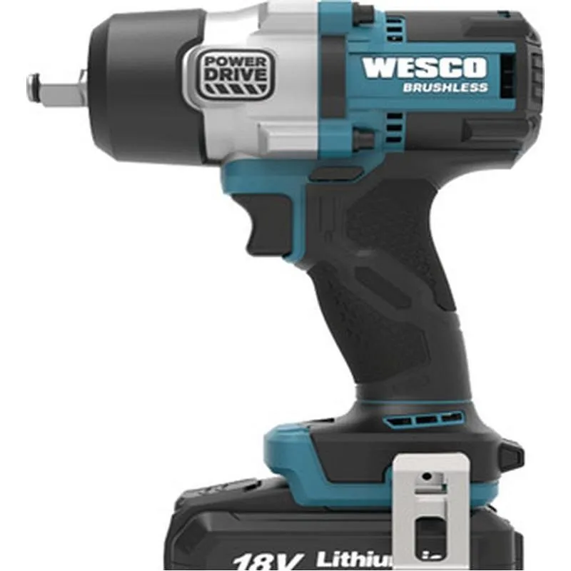 Compra LLAVE DE IMPACTO 1/2" 700NM BATERIA 4.0 AH Y CARGADOR WESCO WS239.2K al mejor precio