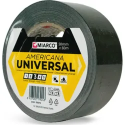 Compra CINTA AMERICANA UNIVERSAL 50 M X 50 MM NEGRO MIARCO 35670 al mejor precio