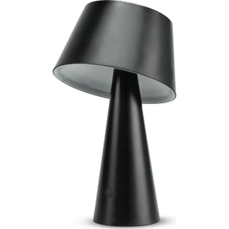 Compra SOBREMESA SOLAR MOMO + CARGA USB 500LM 3000K CABEZA ORIENTABLE NEGRA GARZA 401486C​ al mejor precio