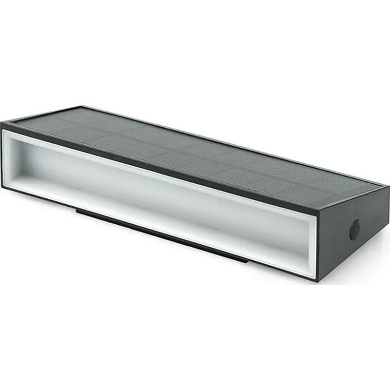 Compra APLIQUE LED SOLAR VETA 700LM SENSOR CREP. 26H IP44 4000K 60º LUZ DECORATIVA GARZA 401487C al mejor precio